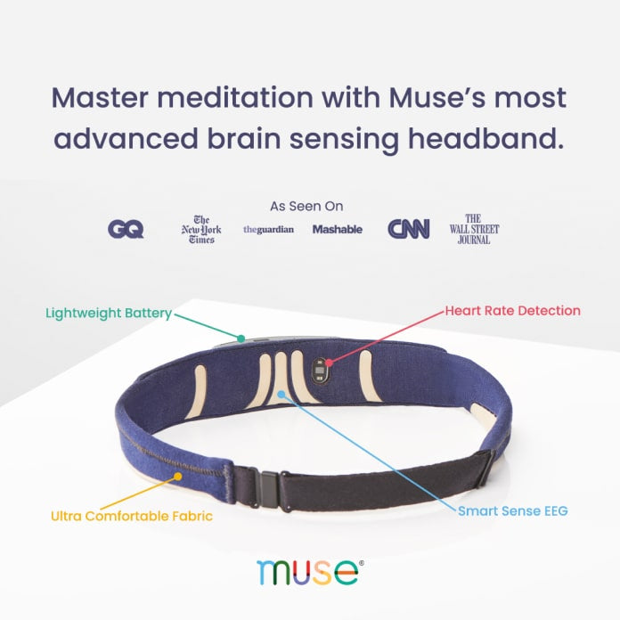 Muse S : The Brain Sensing Headband - EEG Headband - Meditation & Sleep Tracker