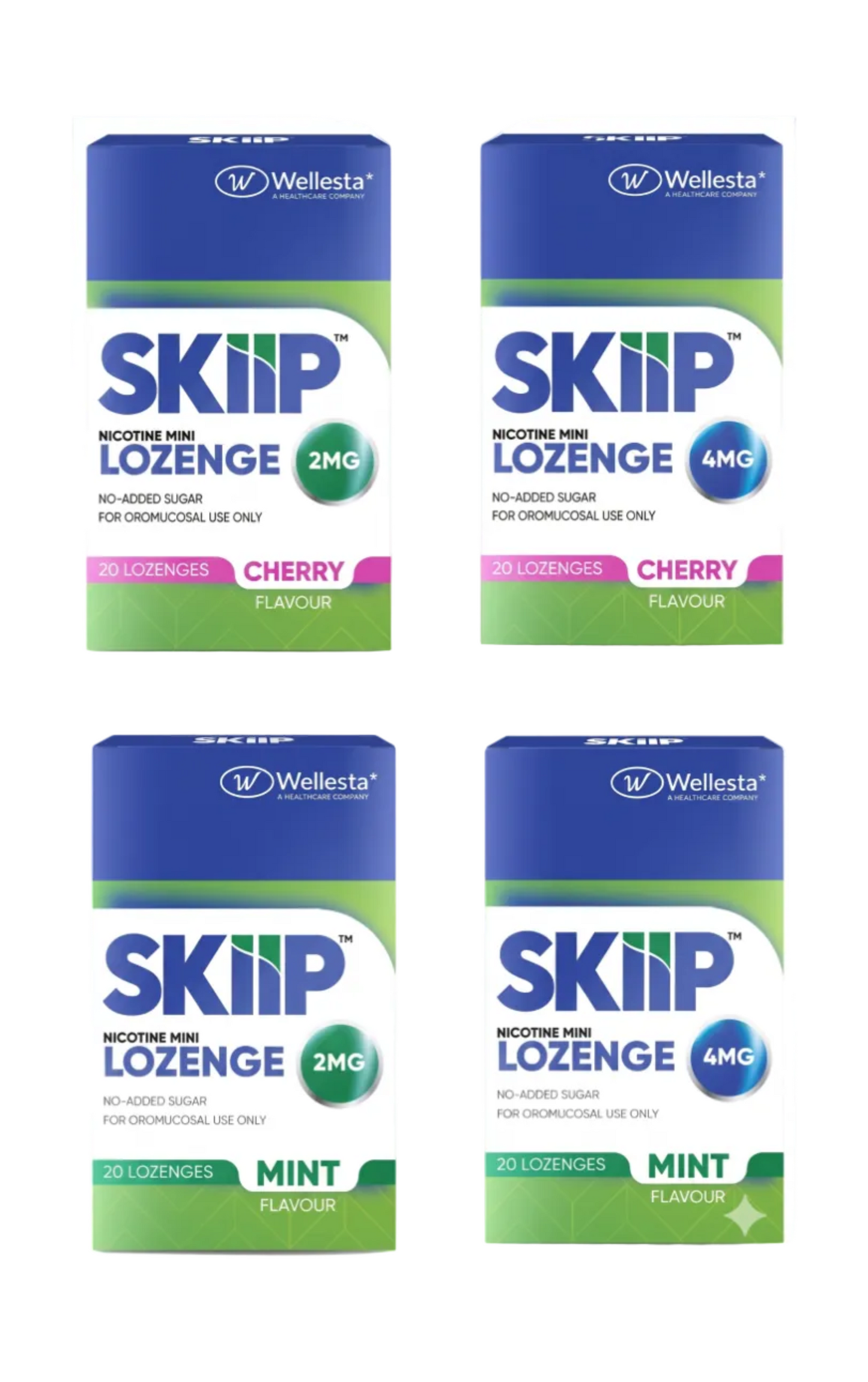 SKIIP® - Is a unique mini lozenge (2mg & 4mg) That provides controlled nicotine relief, made for adults who want to reduce craving or stop smoking
