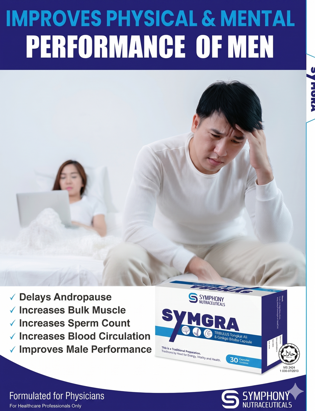 Symgra - Proven formulation to increase male performance and anti-aging