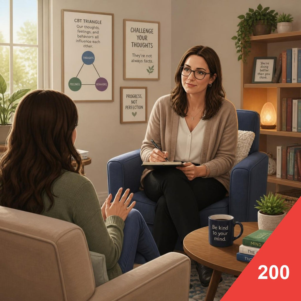 Cognitive Behavioral Therapy (CBT) service card, RM200