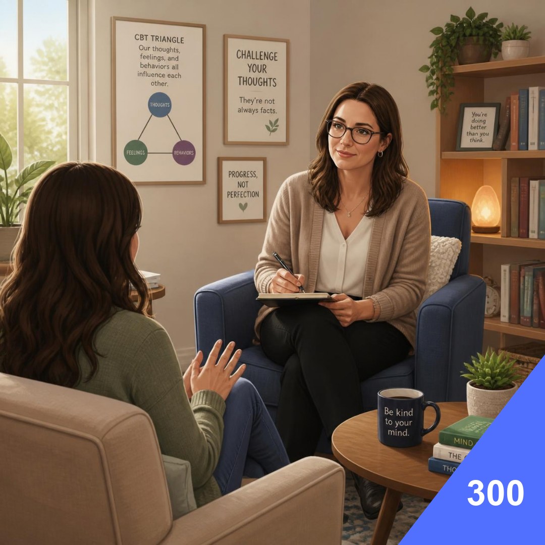 Cognitive Behavioral Therapy (CBT) service card, RM300