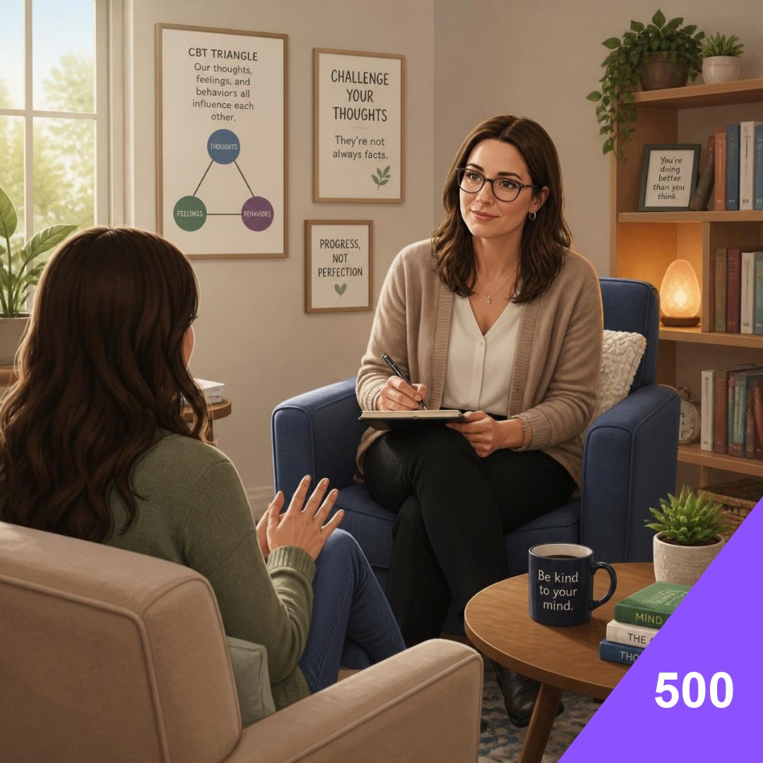 Cognitive Behavioral Therapy (CBT) service card, RM500