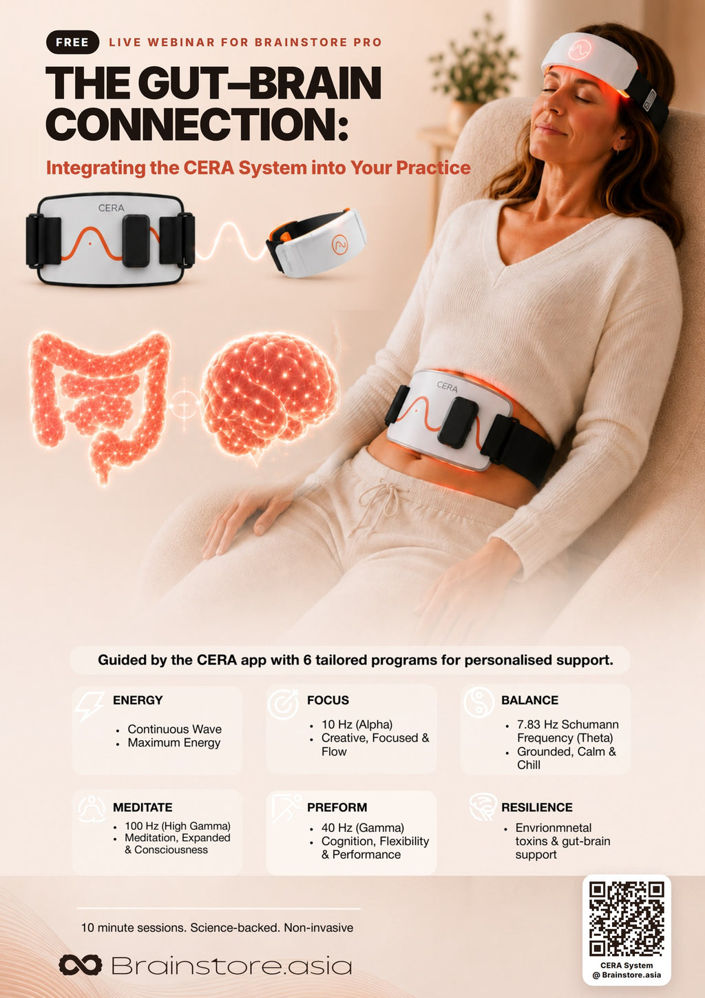 The Gut–Brain Connection webinar poster