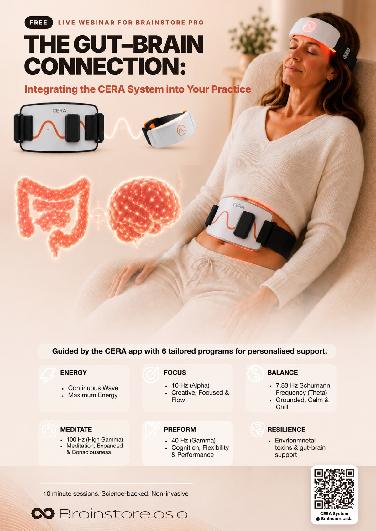 The Gut–Brain Connection webinar poster