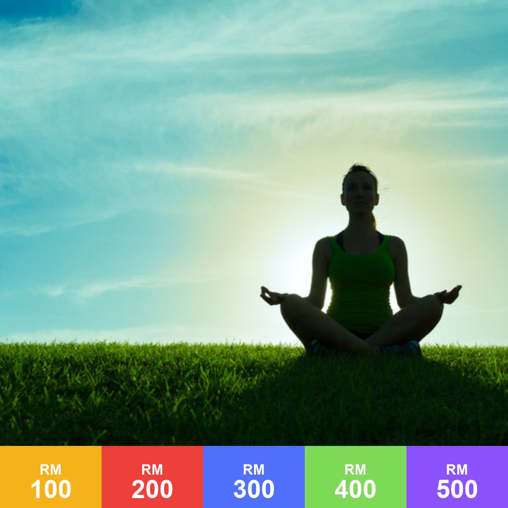 Meditation Coaching service card, RM100 to RM500