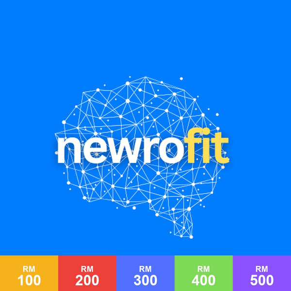 Newrofit Therapy service card, RM100 to RM500