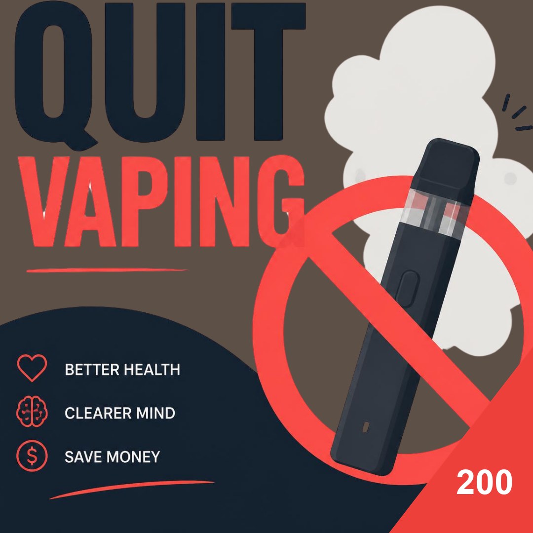 Quit Vaping service card, RM200