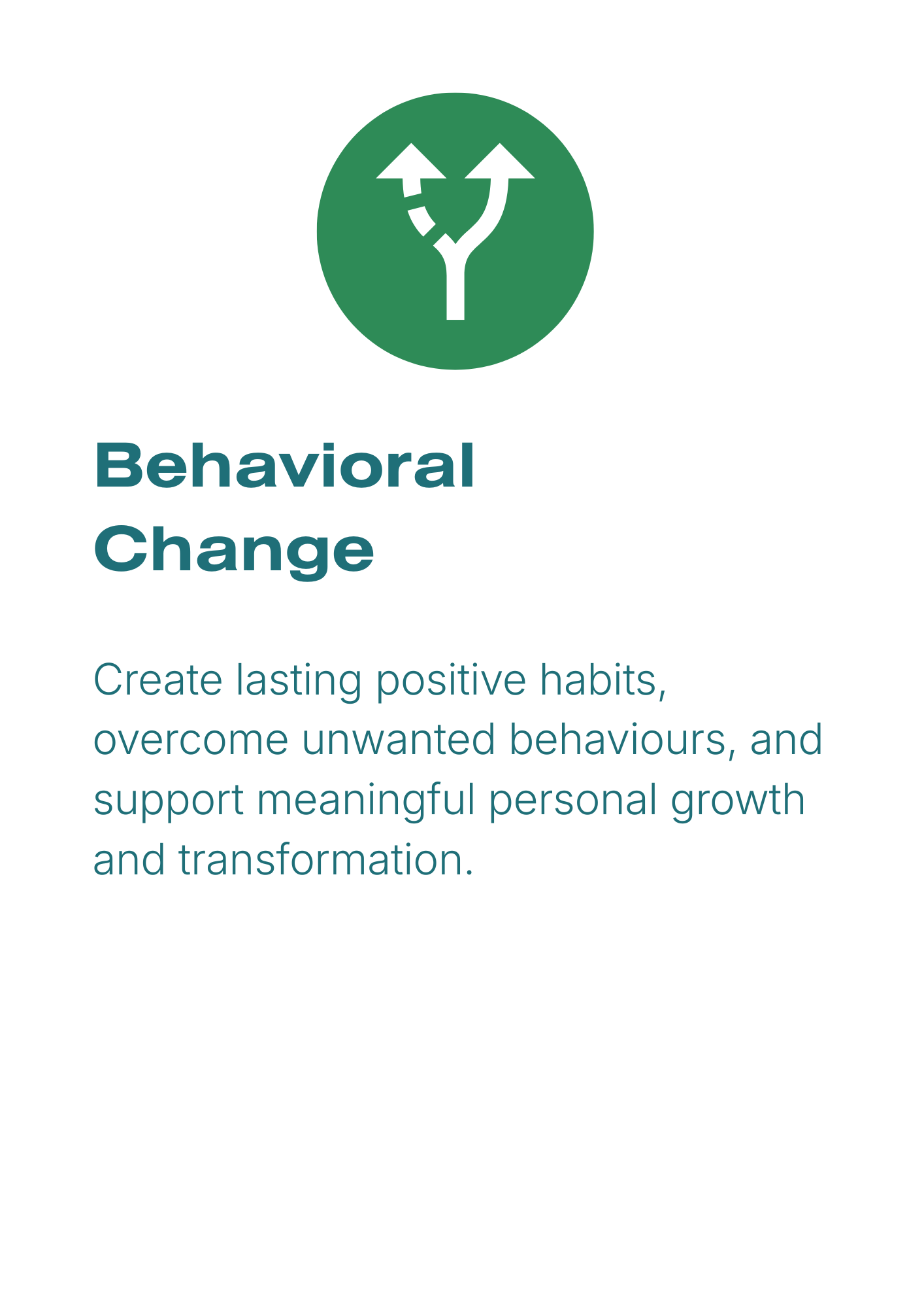 Behavioral Change